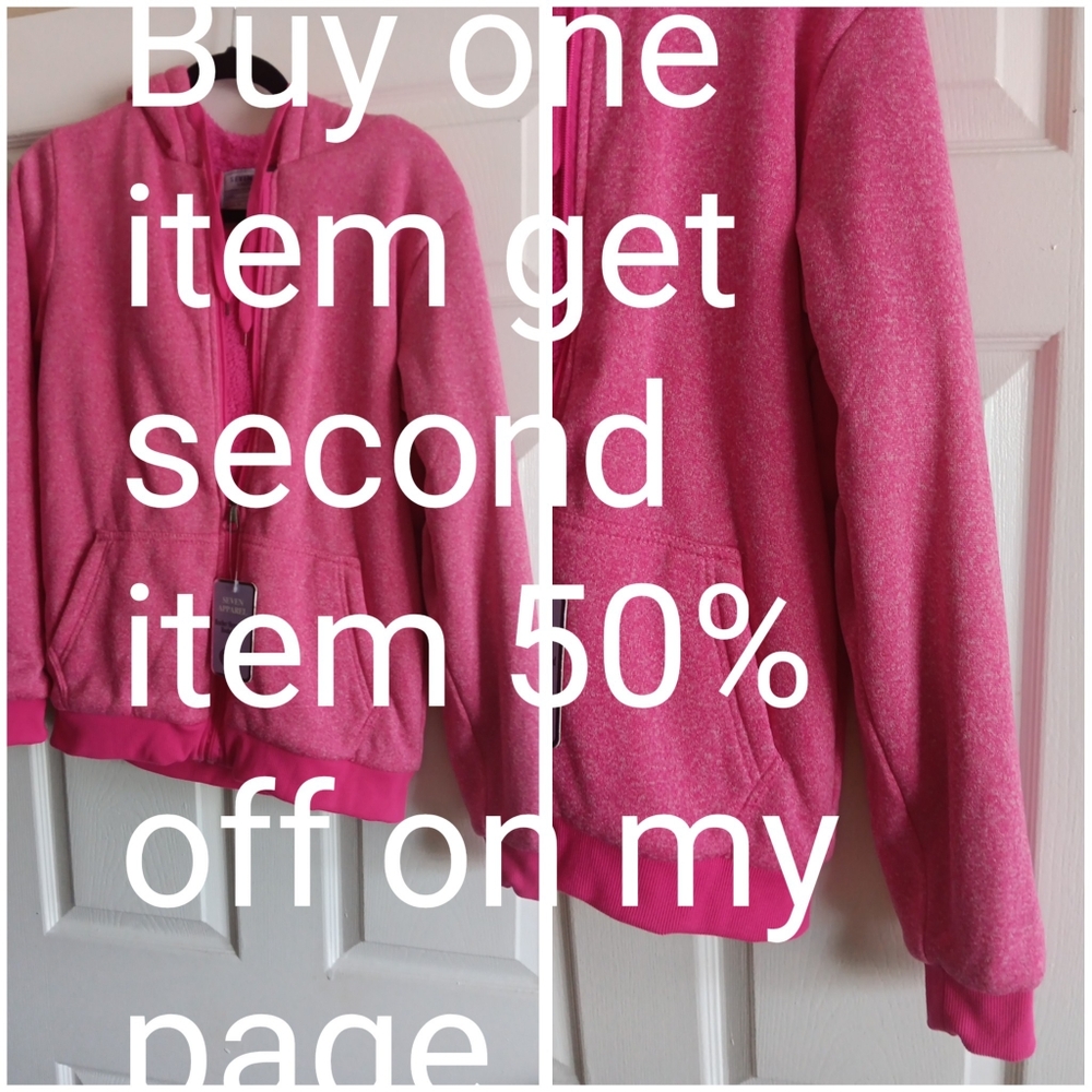Pink Zip-Up Hoodie
